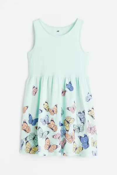 Patterned Cotton Dress | H&M (US + CA)