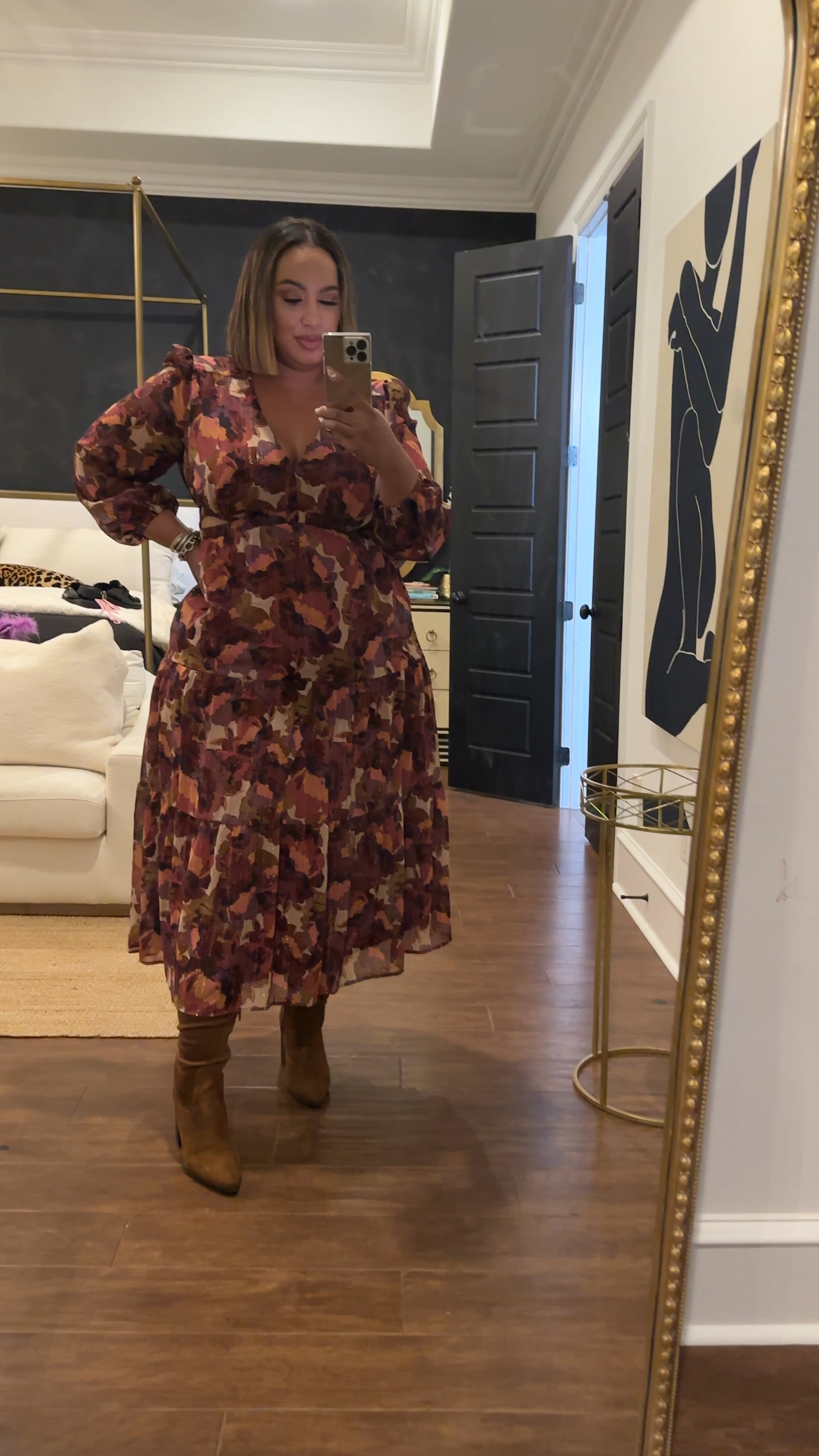 Fall style dress occasion wedding guest plus curvy boots 

#LTKplussize #LTKSeasonal #LTKfindsunder50