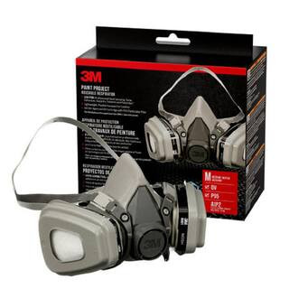 3M OV P95 Paint Project Reusable Respirator, Size Medium 6211PA1-A - The Home Depot | The Home Depot