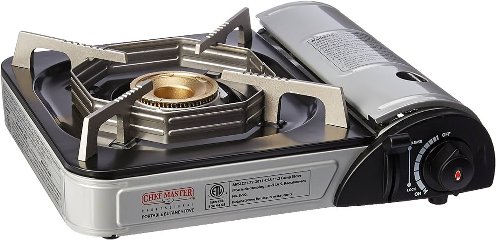 Chef-Master 90011 Butane Countertop Stove | 10 000 BTU Portable with Carry Case | High Performanc... | Amazon (US)