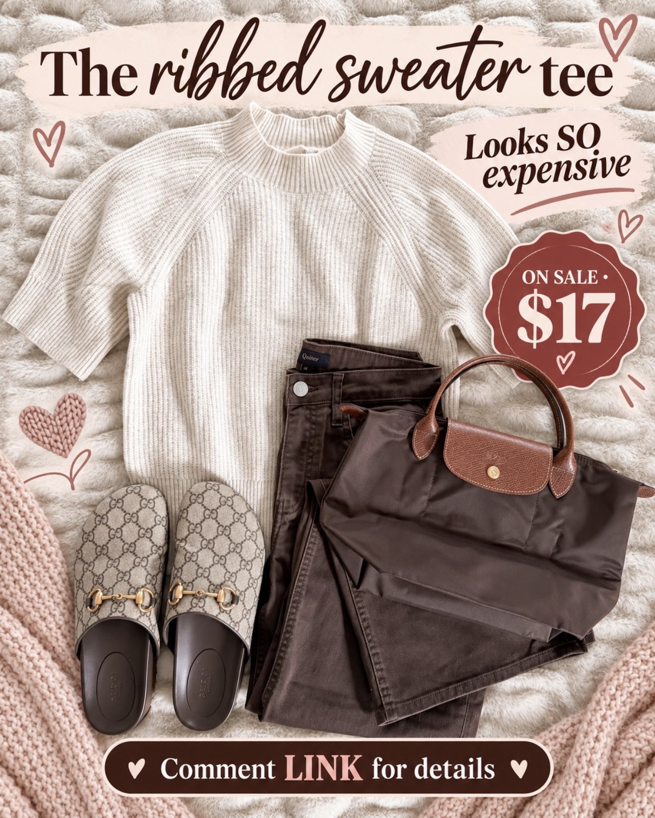This $17 ribbed sweater tee looks so much more expensive! It’s the perfect polished basic for jeans, work pants or layered under a jacket 🙌🏻 Comment LINK for details!

#LTKSaleAlert #LTKOver40 #LTKSeasonal