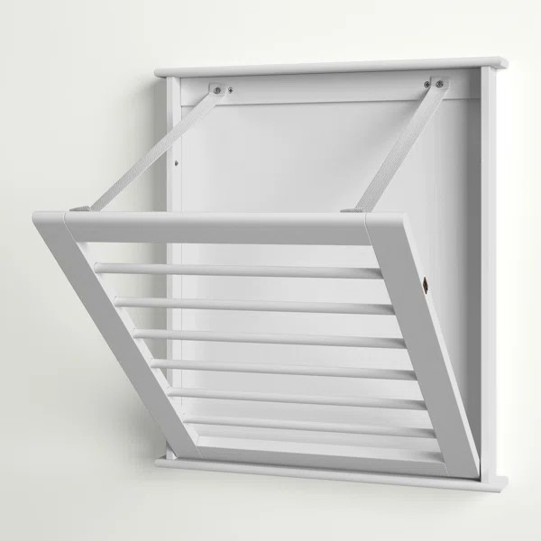 Wood Foldable Wall-Mounted Drying Rack | Wayfair North America