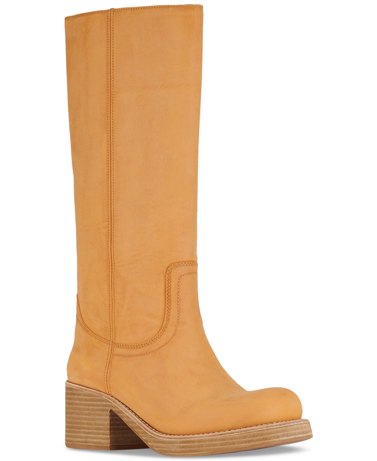 Jeffrey Campbell Reflect-tn Engineer Boots - Orange Distressed | Macy's