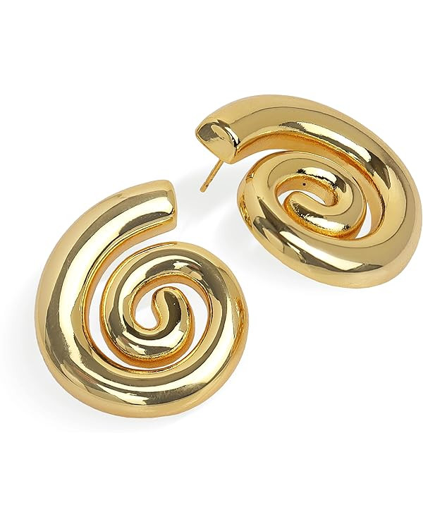 JeanBeau Pearl Flower Leaf Stud Earrings for Women Statement Cluster CZ Pearls Earing Gold Plated... | Amazon (US)