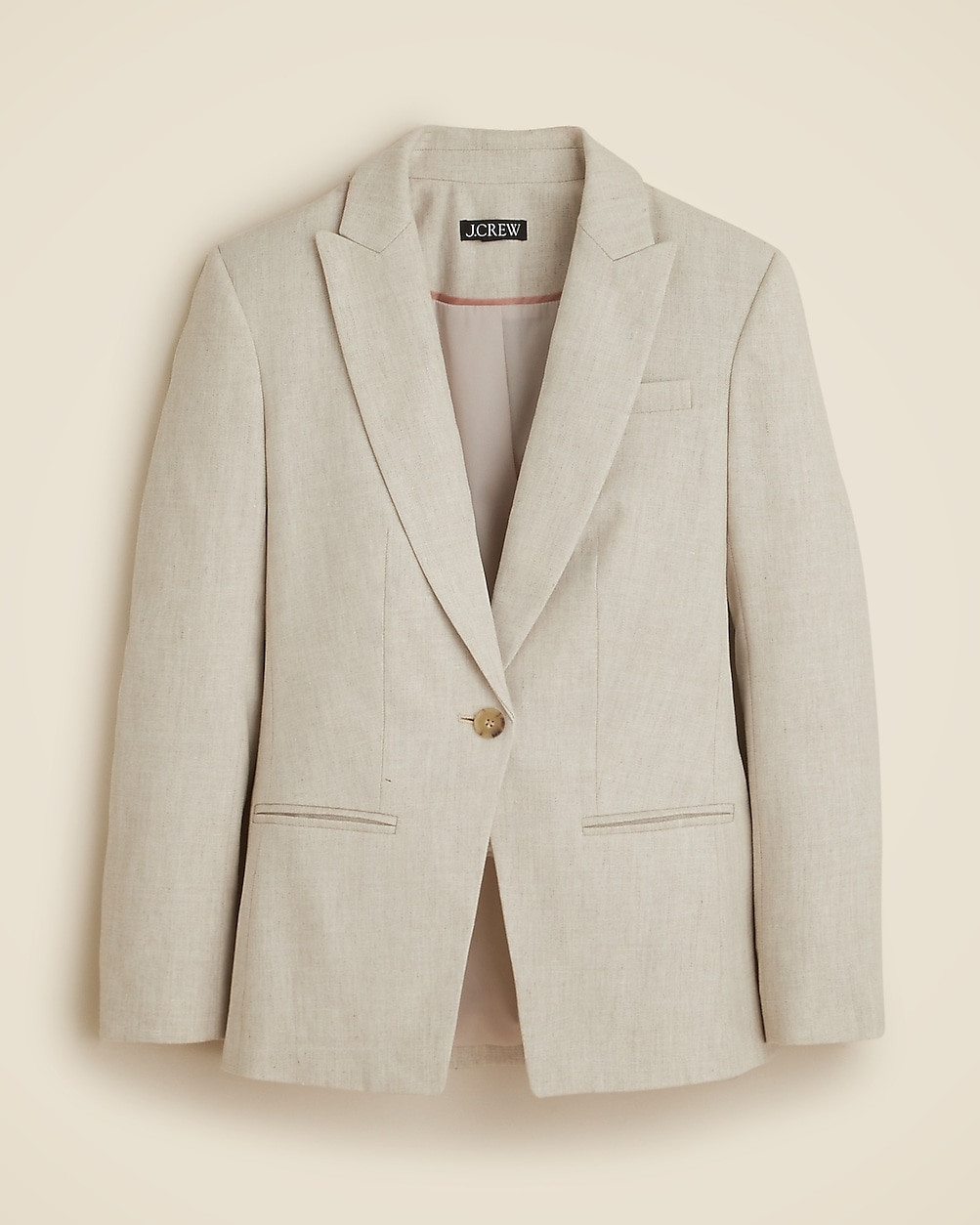 Alexandra blazer in stretch linen blend | J. Crew US
