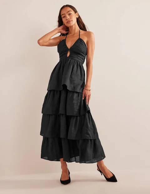 Ruched Tiered Maxi Dress | Boden (UK & IE)