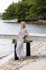 Peacoat Aztec Pareo | Julia Amory