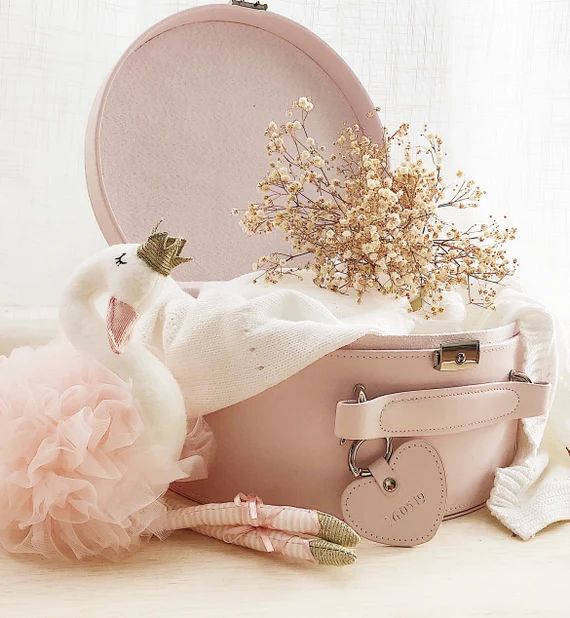 Pink New Baby Keepsake Box  Baby Girl Gift  Personalized | Etsy | Etsy (US)