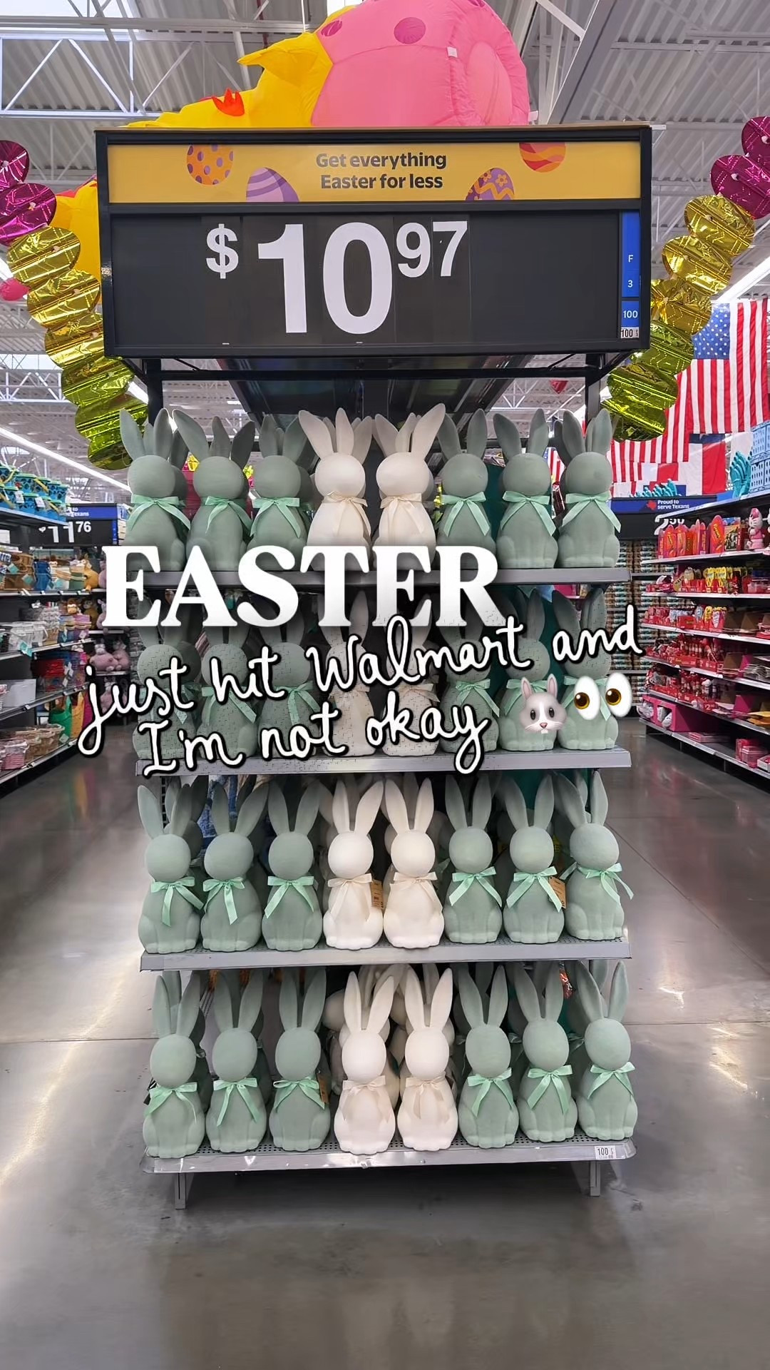 Walmart Easter decor is officially out 🐰✨

Linking all the neutral bunnies, wreaths, gingham bows, and spring finds I spotted in store. So many pieces look way more expensive than they are.

#easterdecor #walmartfinds #springhome #neutraldecor
