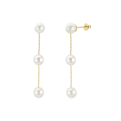 Untamed Petals Lilly Pearl Drop Earrings in Gold at Nordstrom | Nordstrom