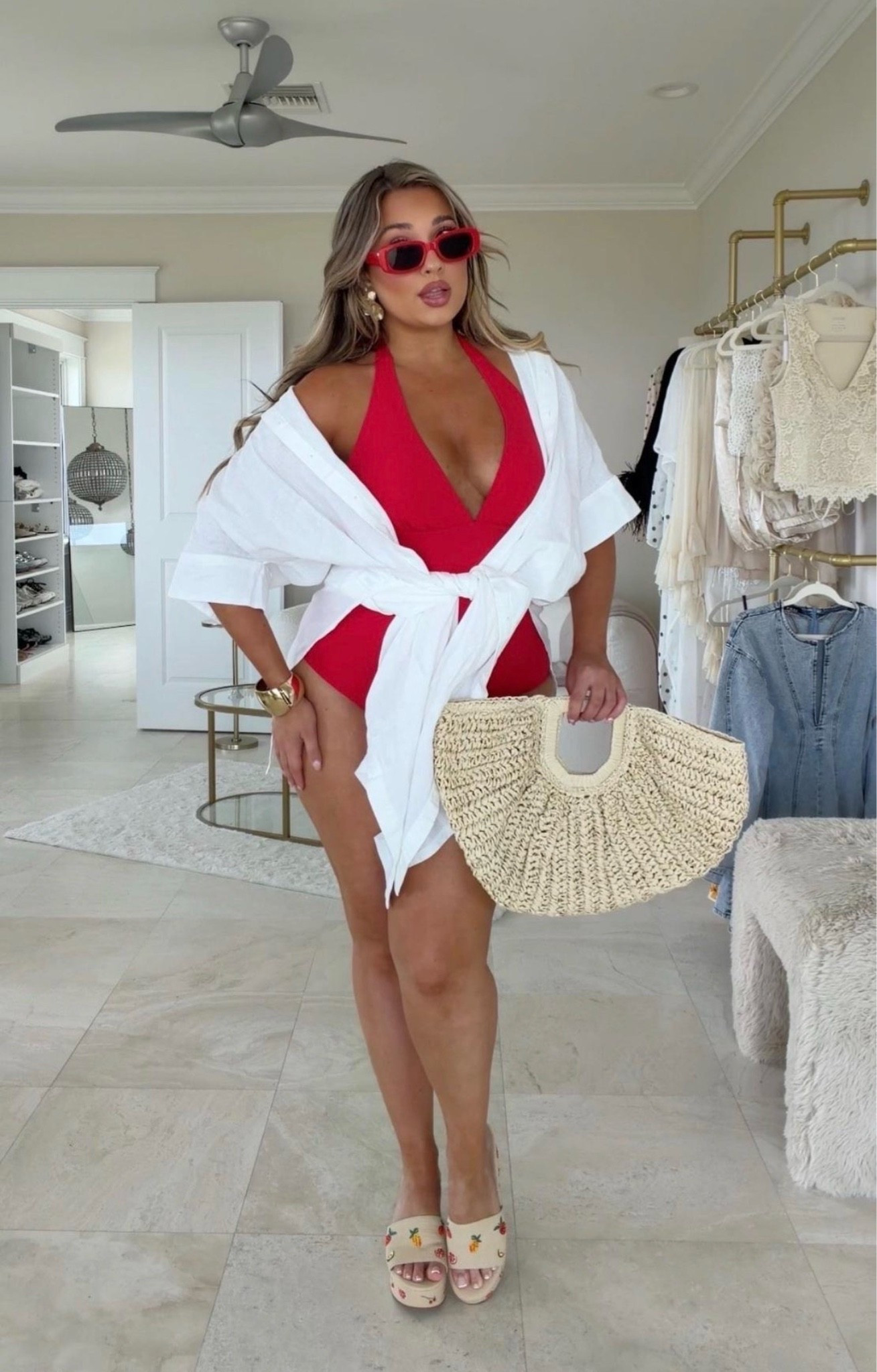Modest bathing suit from @Spanx that is still sexy and shapes but classy! Wearing a medium in everything except the shorts and bottoms I’m wearing a large

#LTKootd #LTKMidsize #LTKSwim

#LTKootd #LTKSwim #LTKTravel