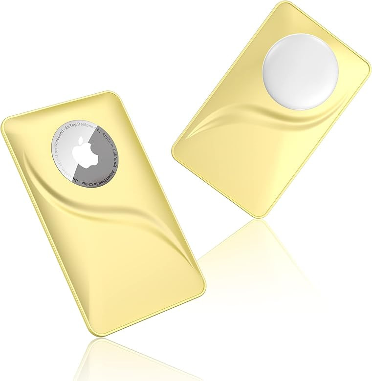 SANKALA 2 Packs Airtag Wallet Holder, Slim Thin Airtag Wallet Card, Credit Card Size Wallet Case ... | Amazon (US)