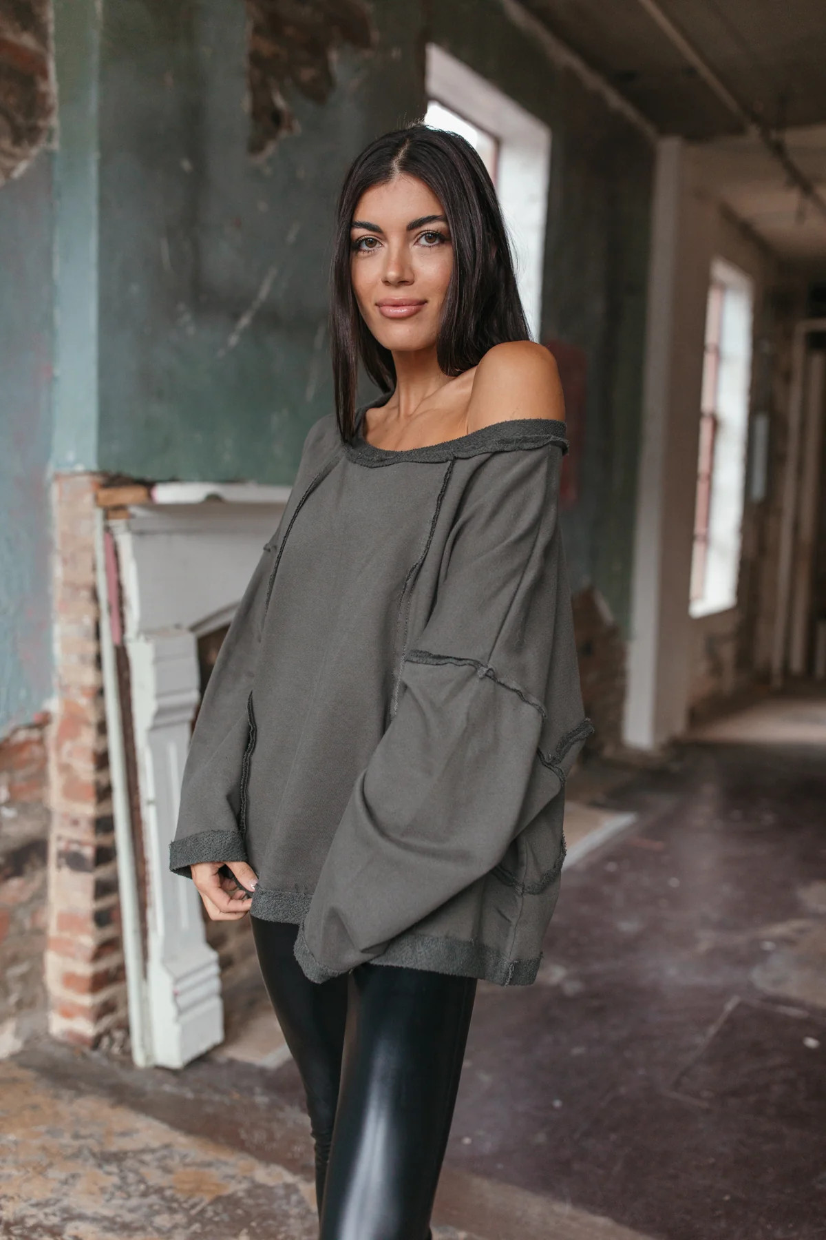 Hadley Slouchy Top- FINAL SALE | The Post
