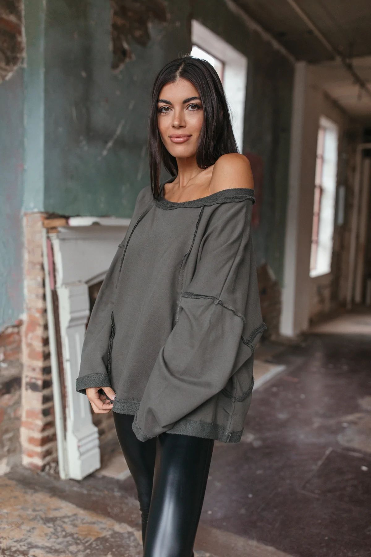 Hadley Slouchy Top- FINAL SALE | The Post