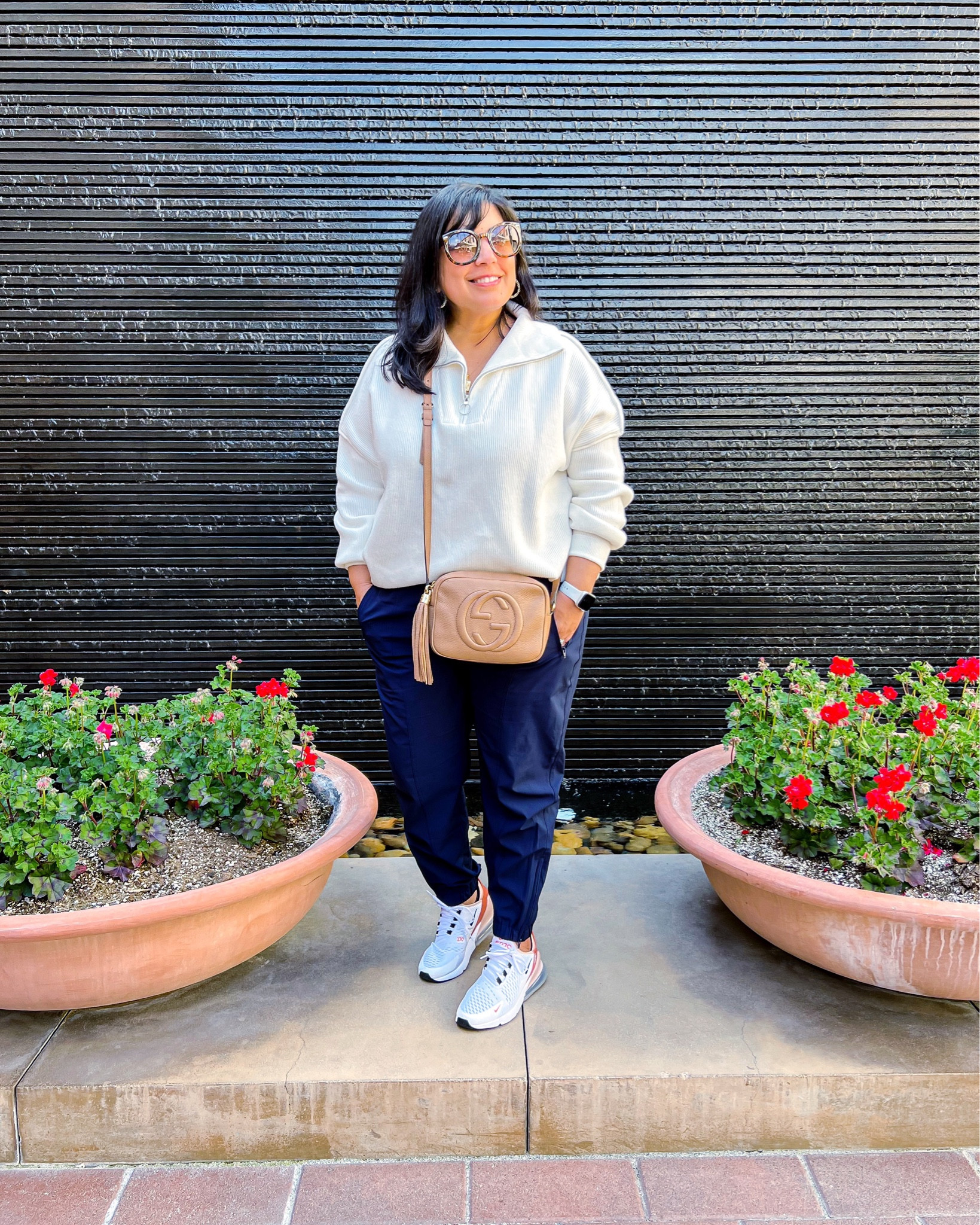 Amazon fashion 1/4 zip sweater size medium. Old Navy stretch tech joggers size large. Nike Air Max 270 sneakers. Gucci bag.

#liketkit @shop.ltk https://liketk.it/48DAr

Spring outfit idea, spring outfits, spring outfit inspiration, everyday outfits spring, casual outfits, spring outfits 2023, spring fashion 2023, sweatshirt and joggers, casual everyday outfit, white sweater, athleisure outfit, athleisure, Nike sneakers, travel outfit, airport outfit, travel outfit idea, casual athleisure, casual outfit idea

Follow my shop @kissedwithcurves on the @shop.LTK app to shop this post and get my exclusive app-only content!


#LTKtravel #LTKfit #LTKstyletip