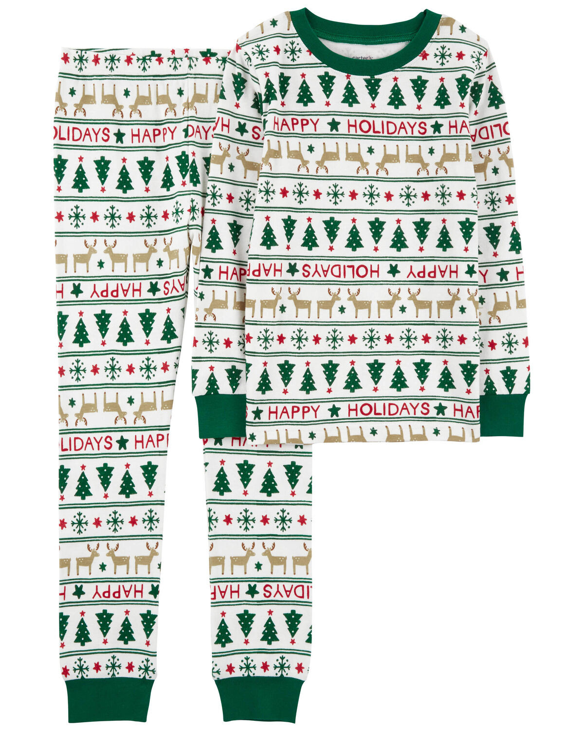 Kid 2-Piece Fair Isle 100% Snug Fit Cotton Pajamas - Carter's | Carter's | Carter's Inc