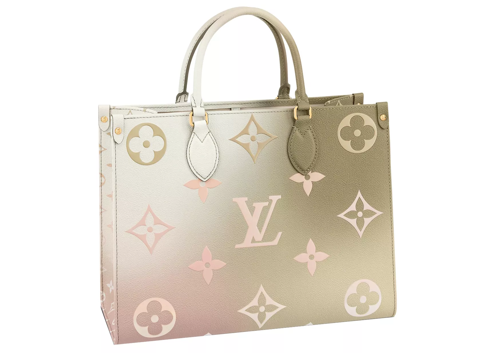 Louis Vuitton Monogram Giant Spring in The City Slim Purse Sunset Kaki