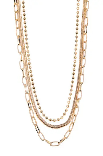 Nordstrom Rack | 3 Layer Snake & Chain Necklace | Nordstrom Rack | Nordstrom Rack