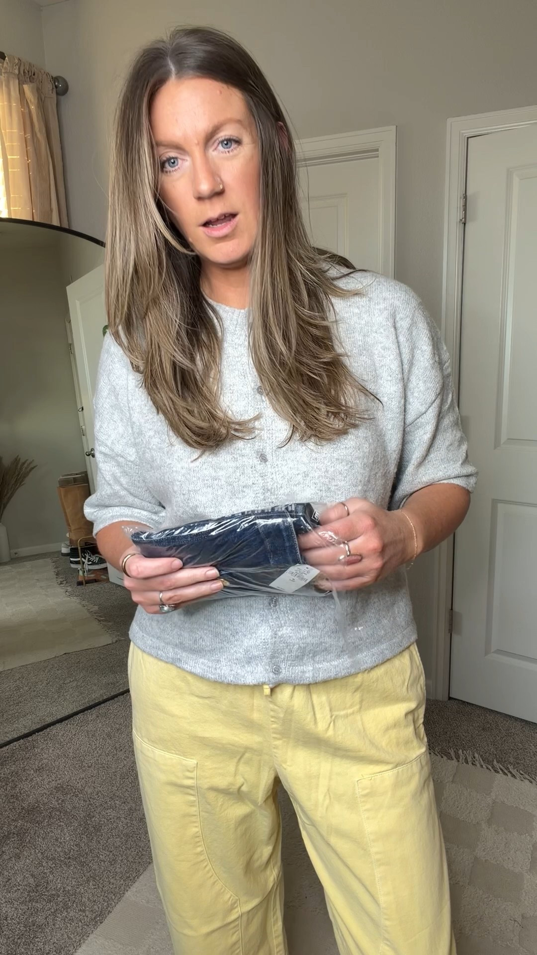 Wearing a medium tall in both, need the large tall in the top, 50% off!! (Exact top not available in CA, linked similar) 

#LTKSaleAlert #LTKTall #LTKOver40