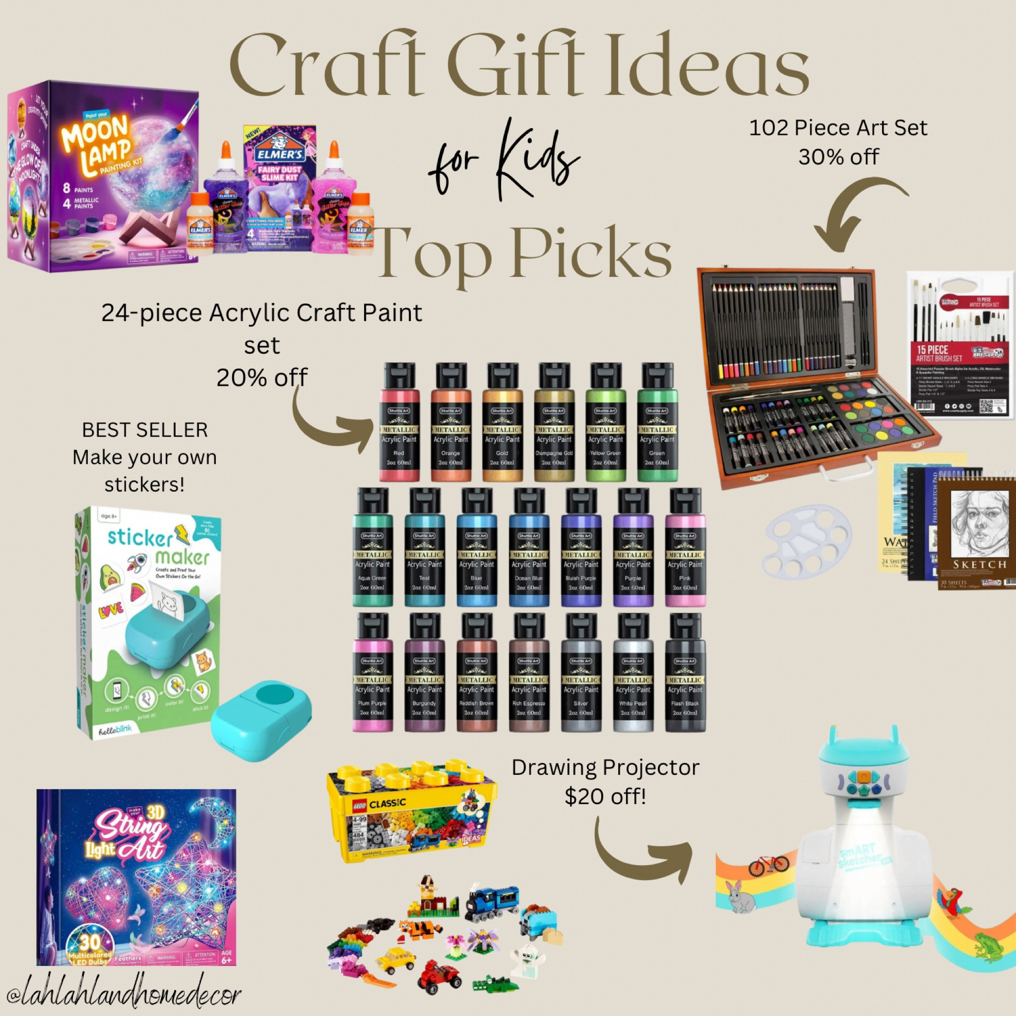 Craft gift ideas for kids! my kids and i love to craft! Here are some budget friendly craft gift ideas that are trending this year! holiday christmas gifts for children 

#LTKSeasonal #LTKGiftGuide #LTKKids
