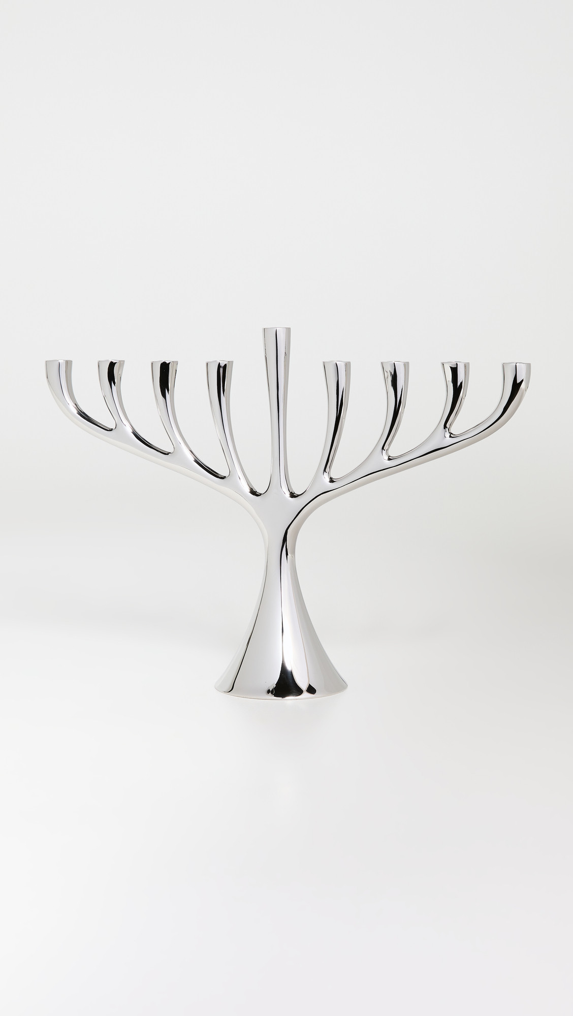 Georg Jensen Cobra Menorah Stainless Steel Silver One Size | Shopbop