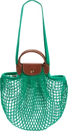 Longchamp Le Pliage Filet Knit Shoulder Bag | Nordstrom | Nordstrom