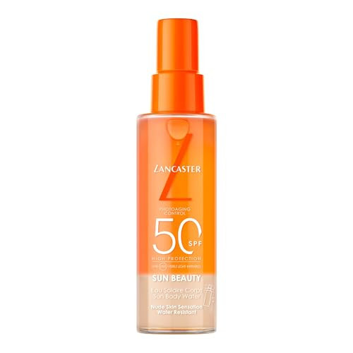 Lancaster Sun Beauty Body Water SPF50 100ml, Photoaging Control, Nude Skin Sensation, Broad Spectrum Sun Protection, Water and Sweat Resistant Spray, Suitable for All Skin Types, Vegan | Amazon (UK)