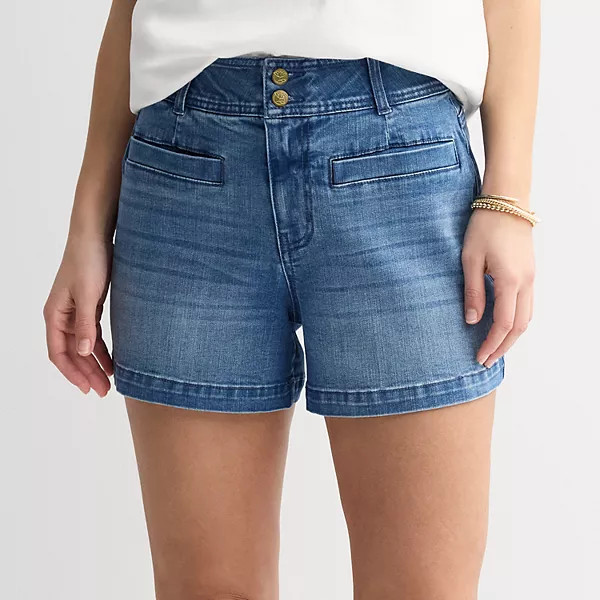 Women's LC Lauren Conrad The Super HR Wildflower Shorts | Kohl's
