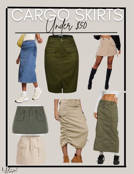 These cargo skirts are one of my favorite finds for spring.  Cargo skirts are a super cute spring skirt for spring outfits for a date night or a casual outfit.  They are a great look for even running errands.  The khaki color is perfect for spring looks

#LTKFind #LTKstyletip #LTKSeasonal
