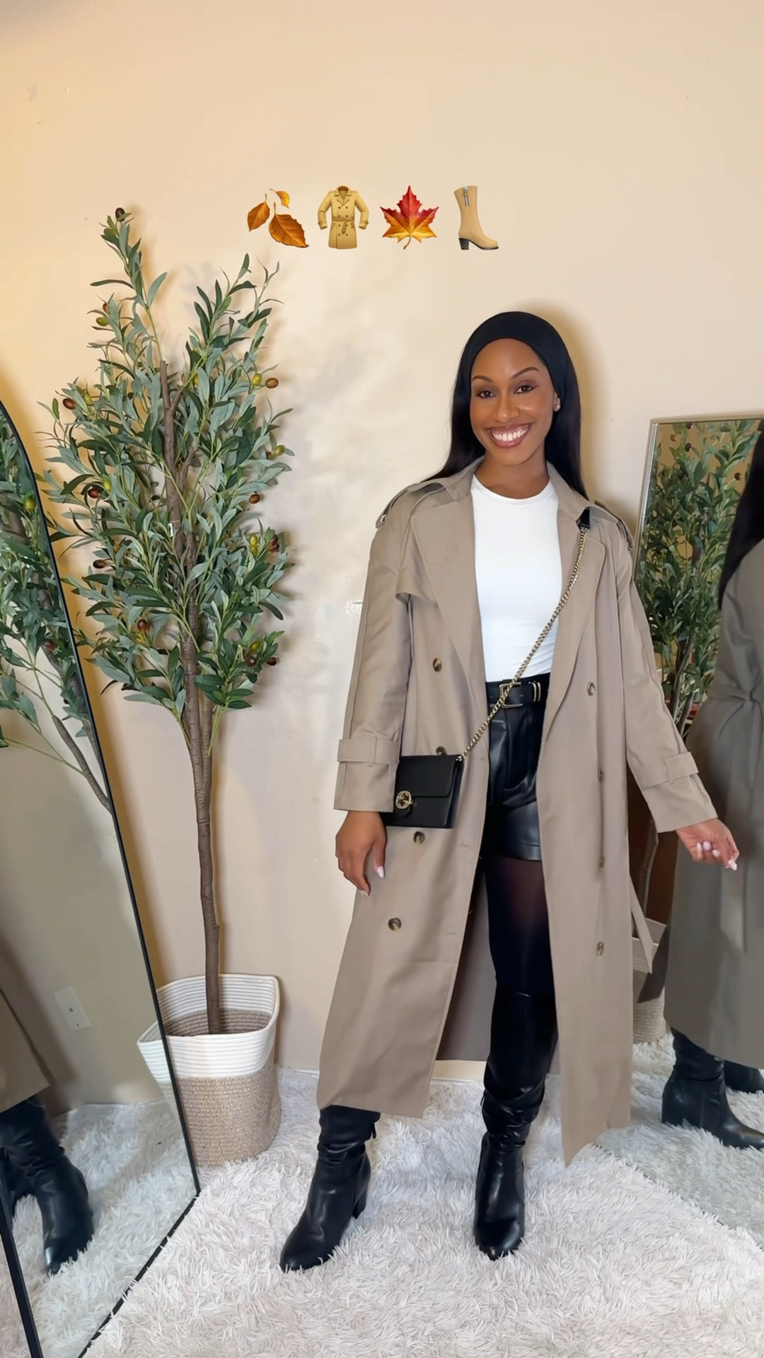 Fall outfit idea - trench coat 🧥 🍂🍁 #falloutfits #falloutfitinspo #fall #outfitinspo

#LTKStyleTip #LTKFindsUnder50