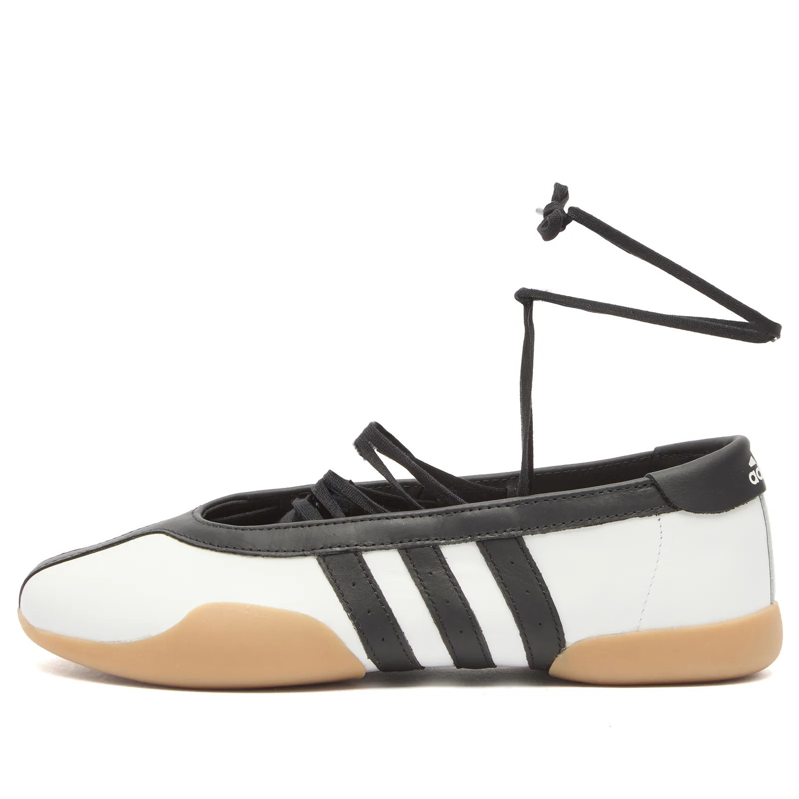 Adidas Women's W Taekwondo Mei Ballet Shoe in White/Core Black/Gum, Size UK 5 | END. Clothing