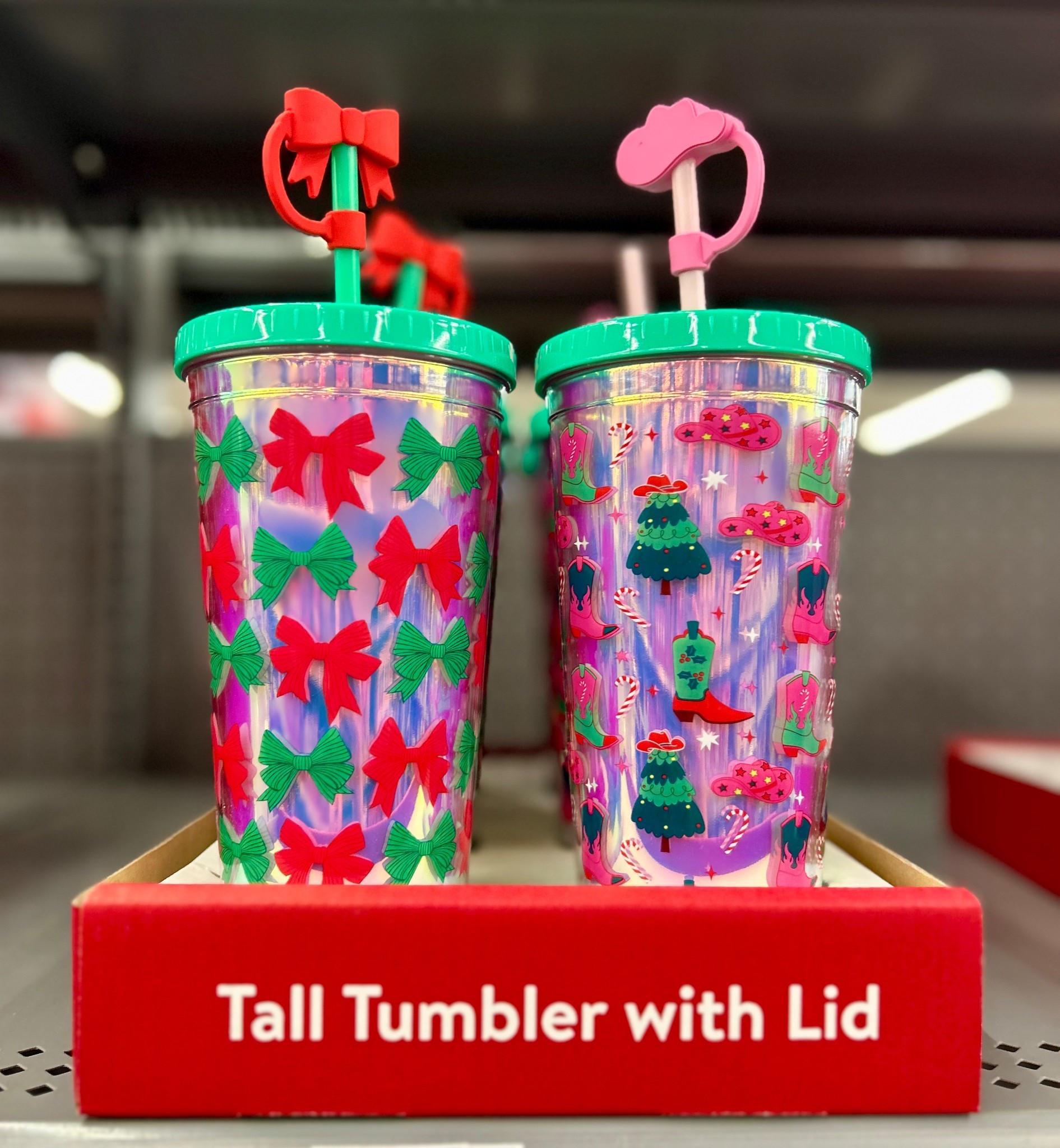 Loving these new iridescent tumblers at Walmart!! Link below. #ad 

#LTKHoliday #LTKGiftGuide