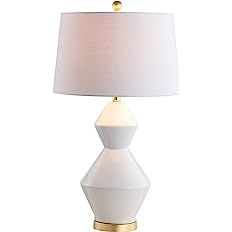 JONATHAN Y JYL4013A Alba 29" Geometric Ceramic/Metal LED Table Lamp Contemporary Transitional Bed... | Amazon (US)