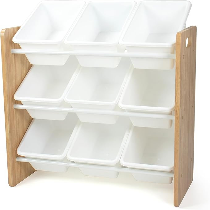 Humble Crew Toy Storage Organizer with 9 Removable Storage Bins for Kids Playroom, 3-Tier Toy Org... | Amazon (US)