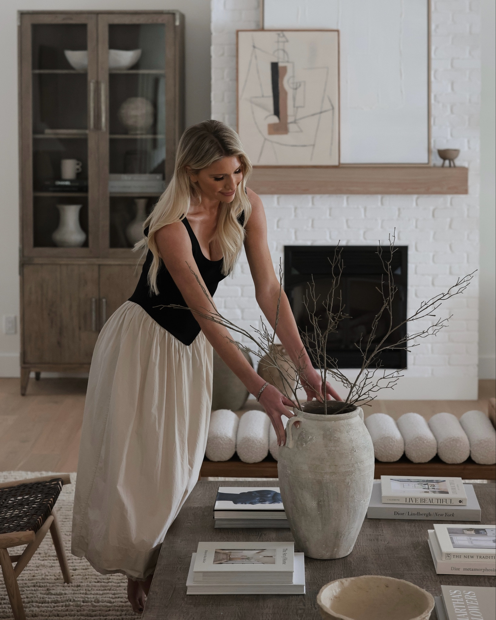 Earthy modern organic living room #homedecor #cozyhome

#LTKHome