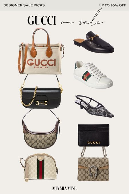 Designer sale picks
Gucci canvas tote on sale - save 20% 
Gucci shoes on sale 

#LTKSummerSales #LTKShoeCrush #LTKItBag