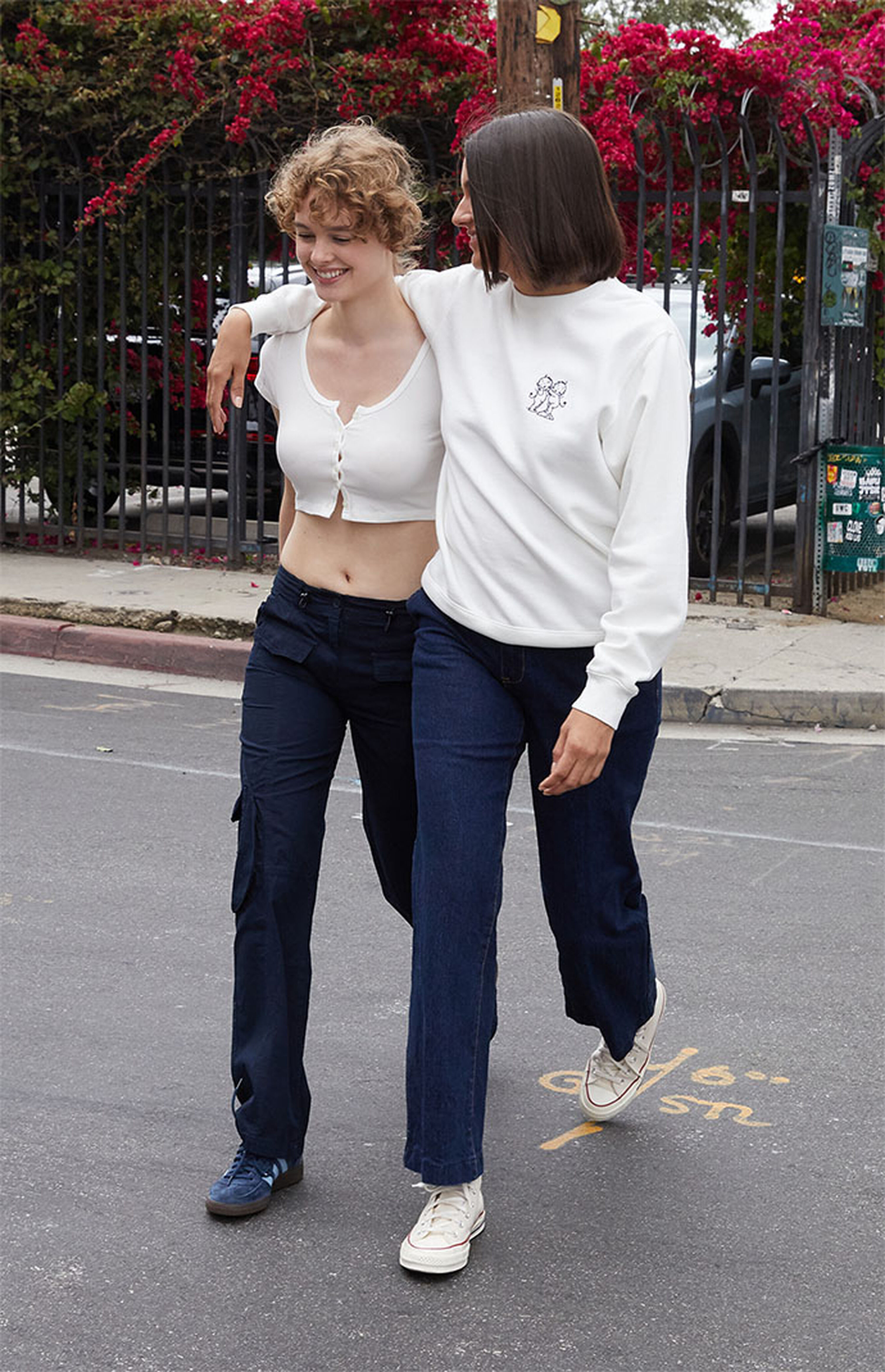 John Galt Angel Devil Crew Neck Sweatshirt | PacSun