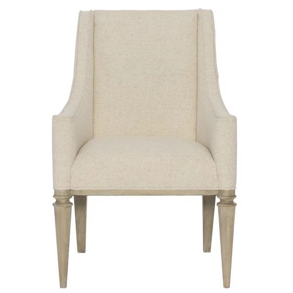 Santa Barbara Upholstered Wingback Arm Chair in Ivory | Wayfair North America