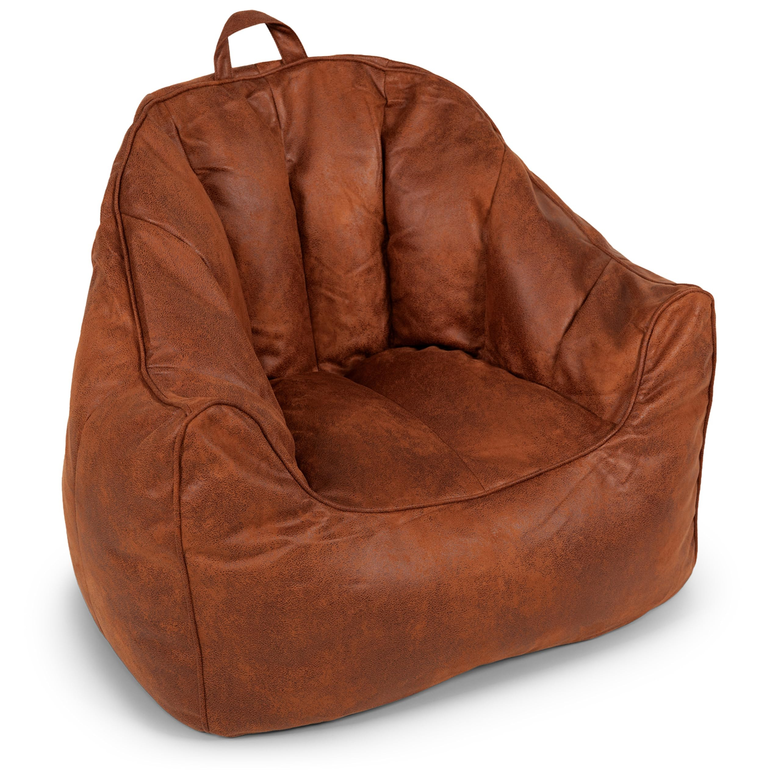 Big Joe Hug Bean Bag Chair, Tan, Vegan Suede, Kids and Teens, 3 feet | Amazon (US)