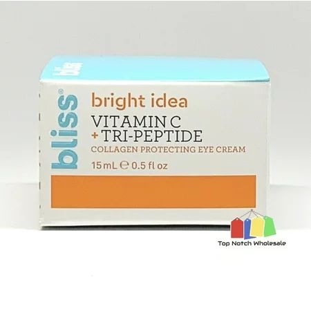 Bliss Bright Idea Vitamin C & Tri-Peptide Collagen Protecting Eye Cream 0.5 oz | Walmart (US)