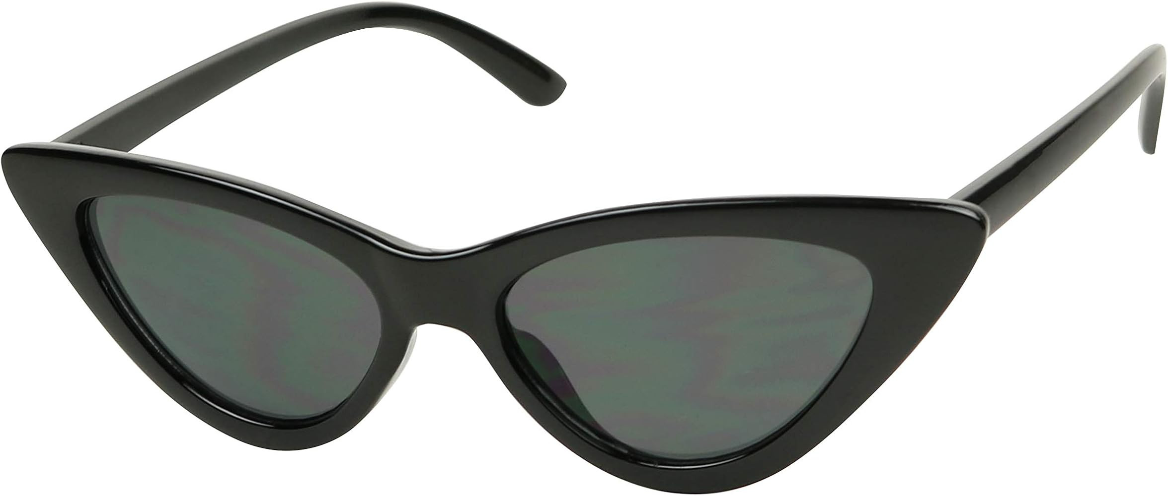 Super Vintage Cateye Gafas de sol Clout Mod exageradas de alta punta Retro Cobain Moda Sombras | Amazon (US)