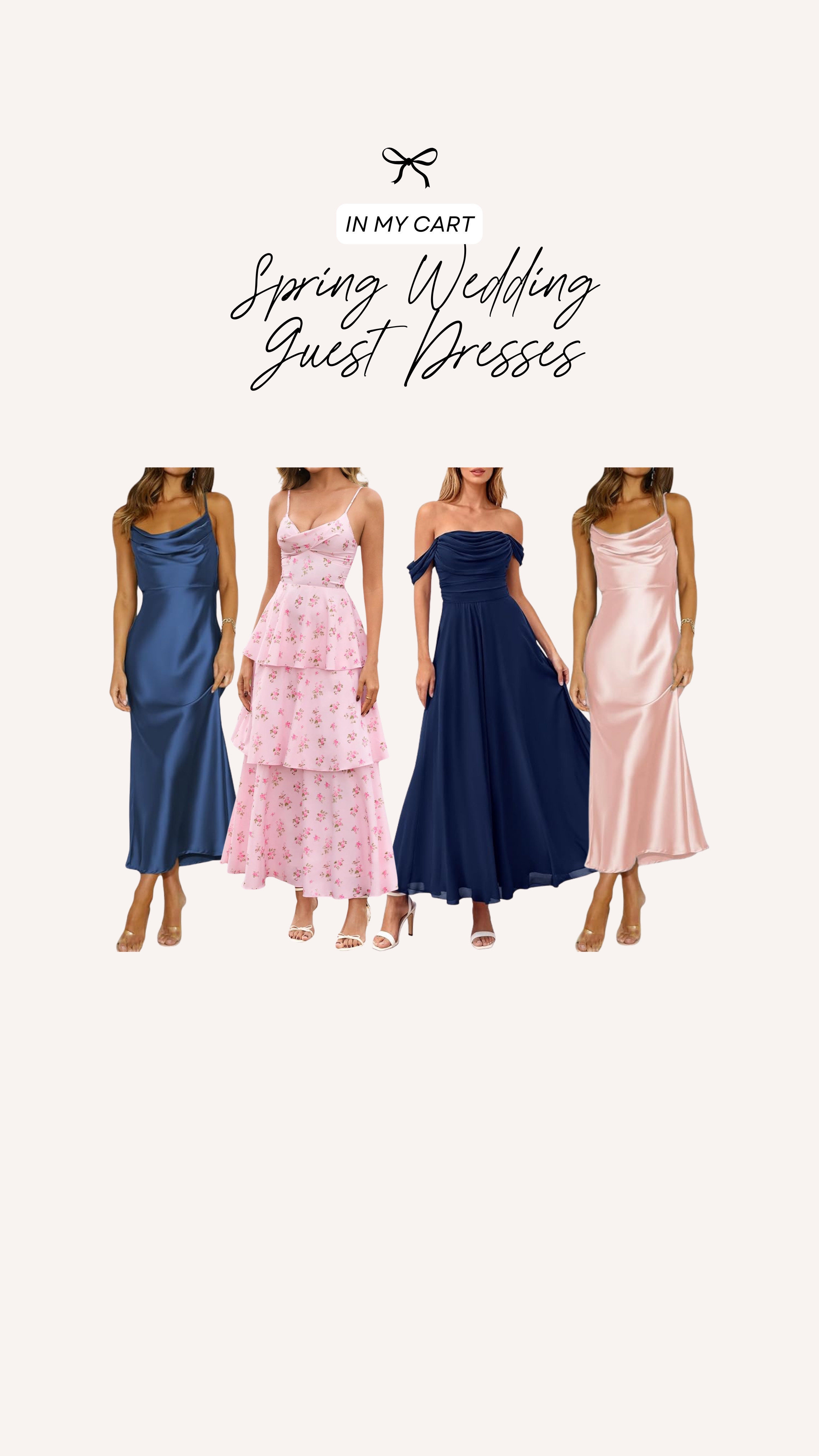 Spring wedding guest dresses! 

 #LTKWedding