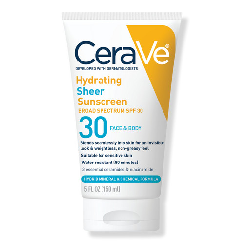 Hydrating Sheer Sunscreen SPF 30 Face & Body Lotion | Ulta