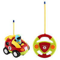 Click for more info about YKS Cartoon R/C Race Car Radio Control Toy for Toddlers and Kids (Red)