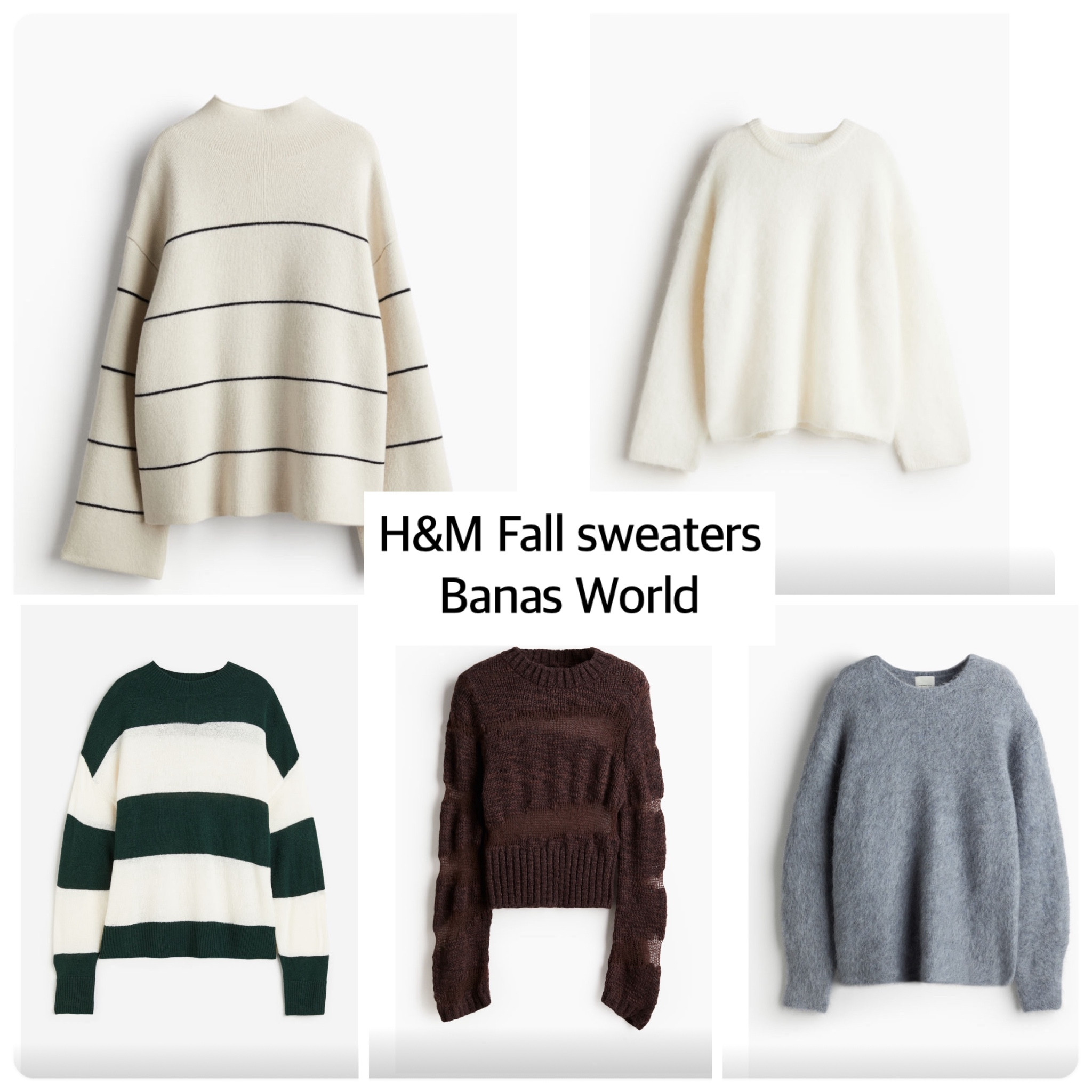 H&M fall sweaters. Regular and tunic fall winter tops and sweaters 

#LTKFindsUnder100 #LTKSeasonal #LTKFallSale
