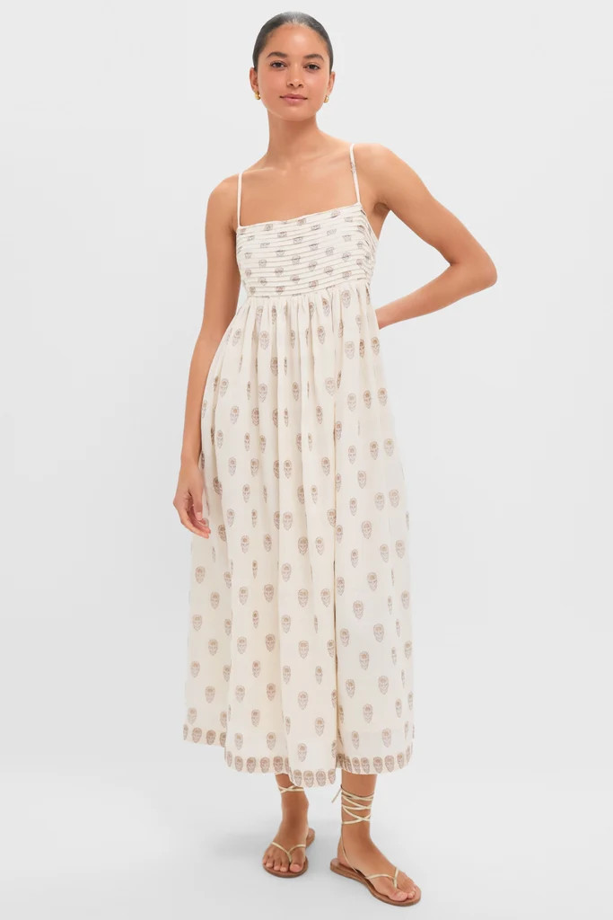 Orchid Echo Cotton Jacquard Betsy Dress | Tuckernuck (US)