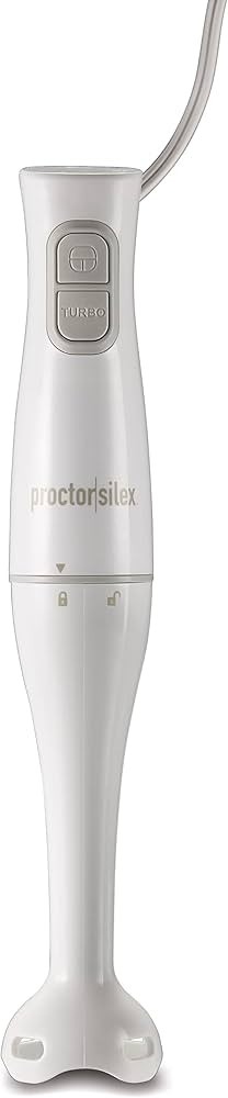 Proctor Silex Electric Immersion Blender with Detachable Dishwasher Safe Handheld Hand Blender St... | Amazon (US)