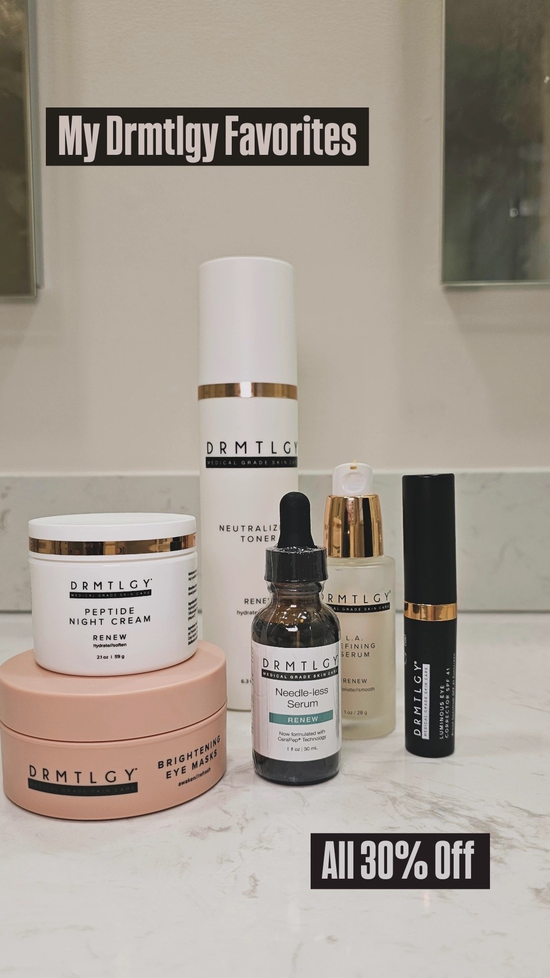 My go to DRMTLGY medical grade products currently on sale 30% off for Black Friday 

#skincareover40 #skincare

#LTKOver40 #LTKCyberWeek