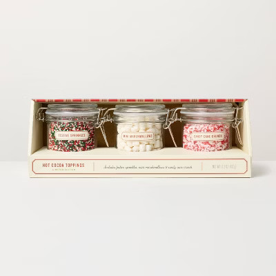 Christmas Cocoa Bar in Glass Latch Jars - 15.2oz - Hearth & Hand™ with Magnolia Table | Target