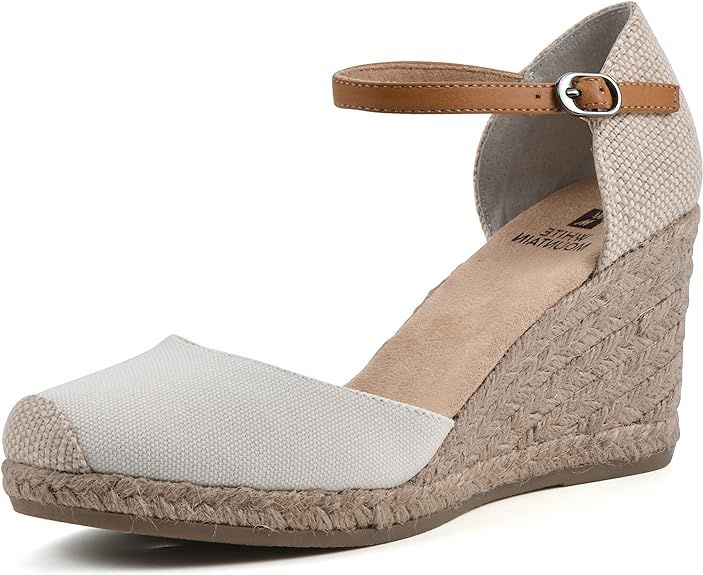 WHITE MOUNTAIN Women's Mamba Espadrille Wedge Sandal | Amazon (US)